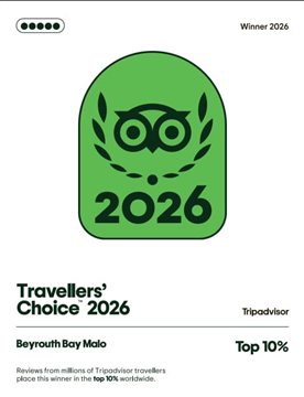 Attestation Tripadvisor Travelers' Choice 2026, Beyrouth Bay Malo